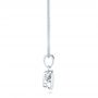  Platinum Platinum Rock'n Roll Moving Center Diamond Pendant - Side View -  102527 - Thumbnail