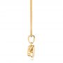 18k Yellow Gold 18k Yellow Gold Rock'n Roll Moving Center Diamond Pendant - Side View -  102527 - Thumbnail