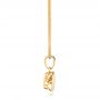 18k Yellow Gold 18k Yellow Gold Rock'n Roll Moving Center Diamond Pendant - Side View -  102527 - Thumbnail