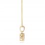 14k Yellow Gold 14k Yellow Gold Rock'n Roll Moving Center Diamond Pendant - Side View -  102528 - Thumbnail