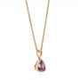 18k Rose Gold 18k Rose Gold Amethyst Pendant - Front View -  103732 - Thumbnail