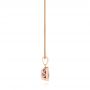 14k Rose Gold 14k Rose Gold Amethyst Pendant - Side View -  103732 - Thumbnail