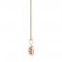 18k Rose Gold 18k Rose Gold Amethyst Pendant - Side View -  103732 - Thumbnail