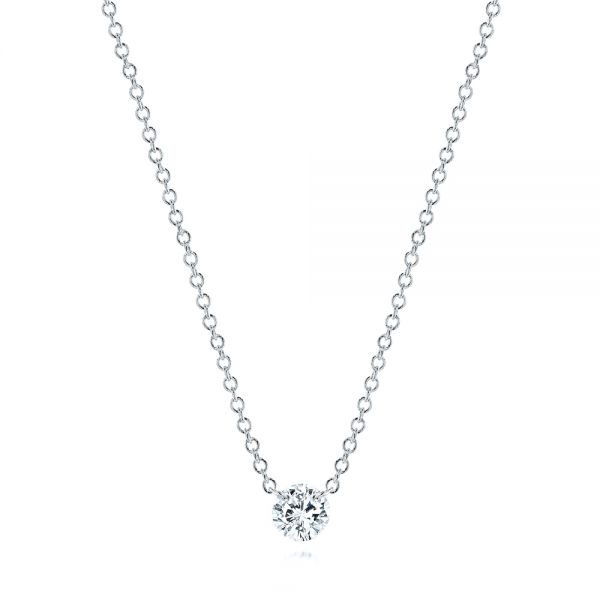 Round Diamond Necklace - Image