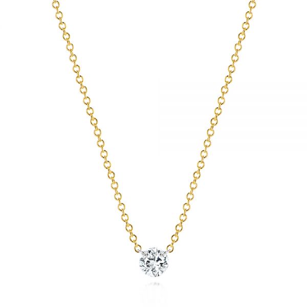 Round Diamond Necklace - Image