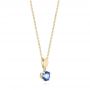 18k Yellow Gold 18k Yellow Gold Tanzanite Pendant - Front View -  103709 - Thumbnail