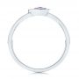  Platinum Platinum Amethyst Fashion Ring - Front View -  106457 - Thumbnail