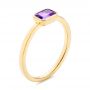 18k Yellow Gold 18k Yellow Gold Amethyst Fashion Ring - Three-Quarter View -  105406 - Thumbnail