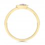  14K Gold Amethyst Fashion Ring - Front View -  106457 - Thumbnail