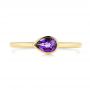 14k Yellow Gold 14k Yellow Gold Amethyst Fashion Ring - Top View -  106457 - Thumbnail