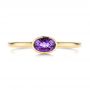 14k Yellow Gold 14k Yellow Gold Amethyst Fashion Ring - Top View -  106631 - Thumbnail