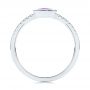  Platinum Platinum Amethyst And Diamond Fashion Ring - Front View -  106629 - Thumbnail