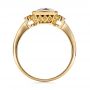 14k Yellow Gold 14k Yellow Gold Amethyst And Diamond Ring - Front View -  100453 - Thumbnail