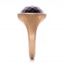  Rose Gold Rose Gold Amethyst Ring - Side View -  101173 - Thumbnail