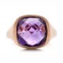 18k Rose Gold 18k Rose Gold Amethyst Ring - Top View -  101173 - Thumbnail