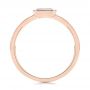 14k Rose Gold 14k Rose Gold Aquamarine Fashion Ring - Front View -  105401 - Thumbnail