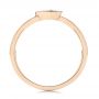 14k Rose Gold 14k Rose Gold Aquamarine Fashion Ring - Front View -  106458 - Thumbnail