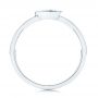 14k White Gold 14k White Gold Aquamarine Fashion Ring - Front View -  106458 - Thumbnail