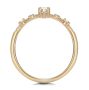 18k Rose Gold 18k Rose Gold Assorted Diamond V-band - Front View -  107708 - Thumbnail