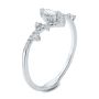 18k White Gold 18k White Gold Assorted Diamond V-band - Three-Quarter View -  107708 - Thumbnail