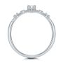 18k White Gold 18k White Gold Assorted Diamond V-band - Front View -  107708 - Thumbnail