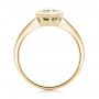 18k Yellow Gold 18k Yellow Gold Bezel Set Peridot Ring - Front View -  102636 - Thumbnail