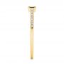 18k Yellow Gold 18k Yellow Gold Blue Sapphire And Diamond Stackable Fashion Ring - Side View -  106197 - Thumbnail
