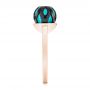18k Rose Gold 18k Rose Gold Carved Turquoise Tahitian Pearl And Diamond Ring - Side View -  103246 - Thumbnail