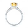  Platinum Platinum Citrine Solitaire Fashion Ring - Front View -  104590 - Thumbnail