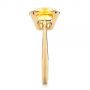 18k Yellow Gold 18k Yellow Gold Citrine Solitaire Fashion Ring - Side View -  104590 - Thumbnail