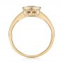 18k Yellow Gold 18k Yellow Gold Citrine Vintage-inspired Solitaire Ring - Front View -  104594 - Thumbnail