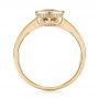 18k Yellow Gold 18k Yellow Gold Citrine Vintage-inspired Solitaire Ring - Front View -  104594 - Thumbnail