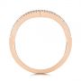 14k Rose Gold 14k Rose Gold Contemporary Openwork Diamond Fashion Ring - Front View -  105495 - Thumbnail