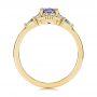 14k Yellow Gold 14k Yellow Gold Custom Alexandrite And Diamond Ring - Front View -  106618 - Thumbnail