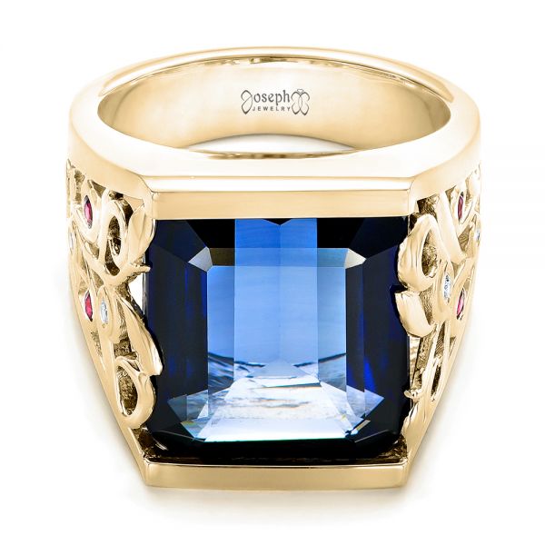 Blue ruby deals rings
