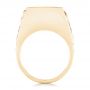 14k Yellow Gold 14k Yellow Gold Custom Blue Sapphire Ruby And Diamond Fashion Ring - Front View -  102596 - Thumbnail