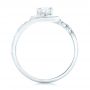 Platinum Platinum Custom Diamond Arts And Crafts Style Fashion Ring - Front View -  102478 - Thumbnail