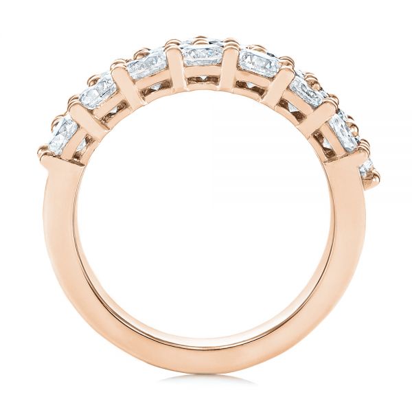 14k Rose Gold 14k Rose Gold Custom Diamond Fashion Ring - Front View -  104060