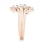 18k Rose Gold 18k Rose Gold Custom Diamond Fashion Ring - Side View -  102975 - Thumbnail