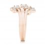 18k Rose Gold 18k Rose Gold Custom Diamond Fashion Ring - Side View -  102975 - Thumbnail