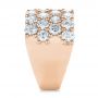 14k Rose Gold 14k Rose Gold Custom Diamond Fashion Ring - Side View -  104060 - Thumbnail