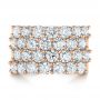 14k Rose Gold 14k Rose Gold Custom Diamond Fashion Ring - Top View -  104060 - Thumbnail