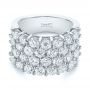  White Gold Custom Diamond Fashion Ring - Flat View -  104060 - Thumbnail
