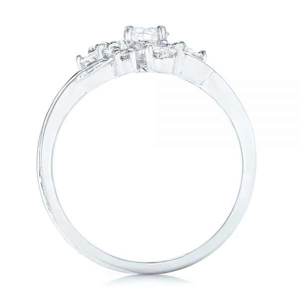  Platinum Platinum Custom Diamond Fashion Ring - Front View -  102975