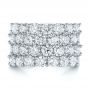  White Gold Custom Diamond Fashion Ring - Top View -  104060 - Thumbnail