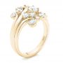 18k Yellow Gold 18k Yellow Gold Custom Diamond Fashion Ring - Three-Quarter View -  102975 - Thumbnail