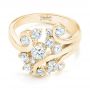 18k Yellow Gold 18k Yellow Gold Custom Diamond Fashion Ring - Flat View -  102975 - Thumbnail