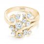 18k Yellow Gold 18k Yellow Gold Custom Diamond Fashion Ring - Flat View -  102975 - Thumbnail