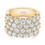 14k Yellow Gold 14k Yellow Gold Custom Diamond Fashion Ring - Flat View -  104060 - Thumbnail