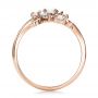 18k Rose Gold 18k Rose Gold Custom Diamond Ring - Front View -  100841 - Thumbnail